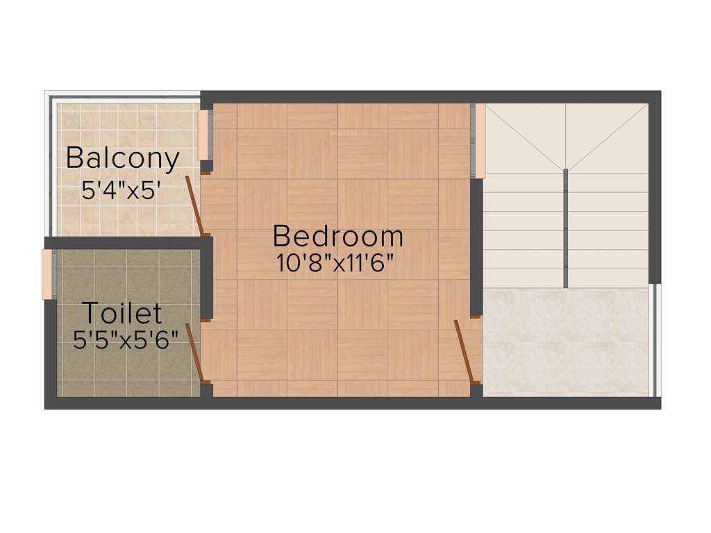 The Nest Njoy (2BHK+2T (950 sq ft) 950 sq ft)