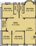 Martin Royal Orchid (3BHK+2T (1,506 sq ft) 1506 sq ft)