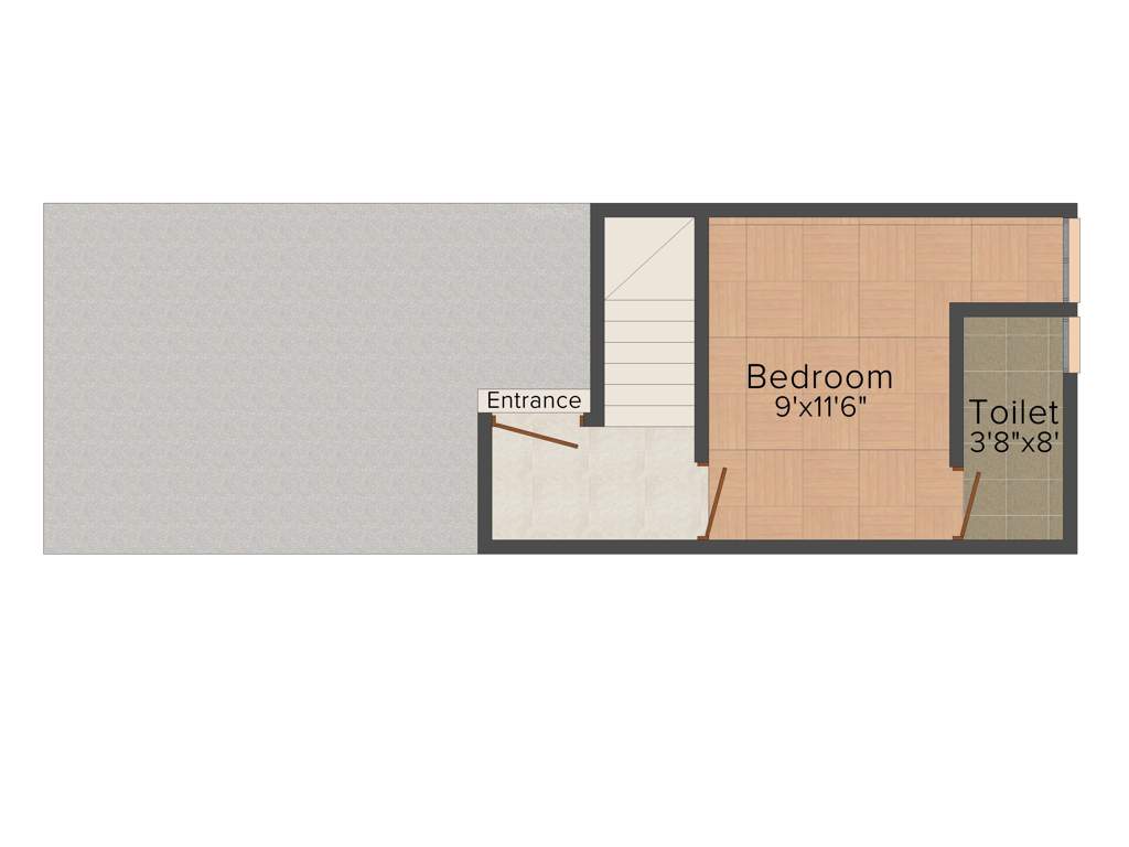 The Nest Njoy (3BHK+3T (1,360 sq ft) 1360 sq ft)