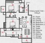 Vibrant Advaitha (2BHK+2T (1,440 sq ft) 1440 sq ft) Vibrant Advaitha (2BHK+2T (1,440 sq ft) 1440 sq ft)