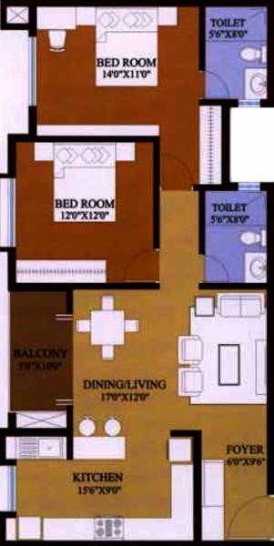 KBL Passion (2BHK+2T (1,210 sq ft) 1210 sq ft) KBL Passion (2BHK+2T (1,210 sq ft) 1210 sq ft)