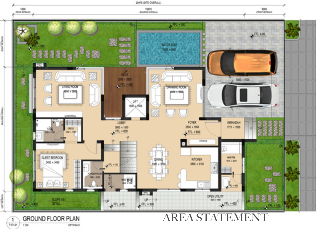 istana Floor Plan Ground Floor Plan