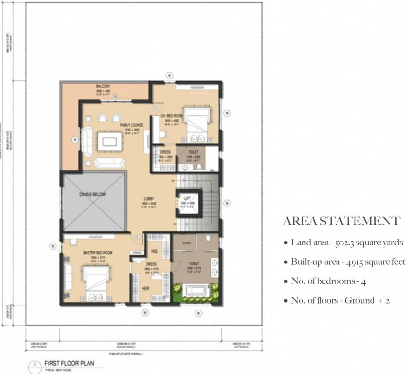 Oorjita Istana (4BHK+4T (4,915 sq ft) 4915 sq ft)