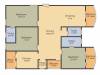 Trishala Saffron Sanathan (3BHK+3T (1,850 sq ft) + Pooja Room 1850 sq ft)