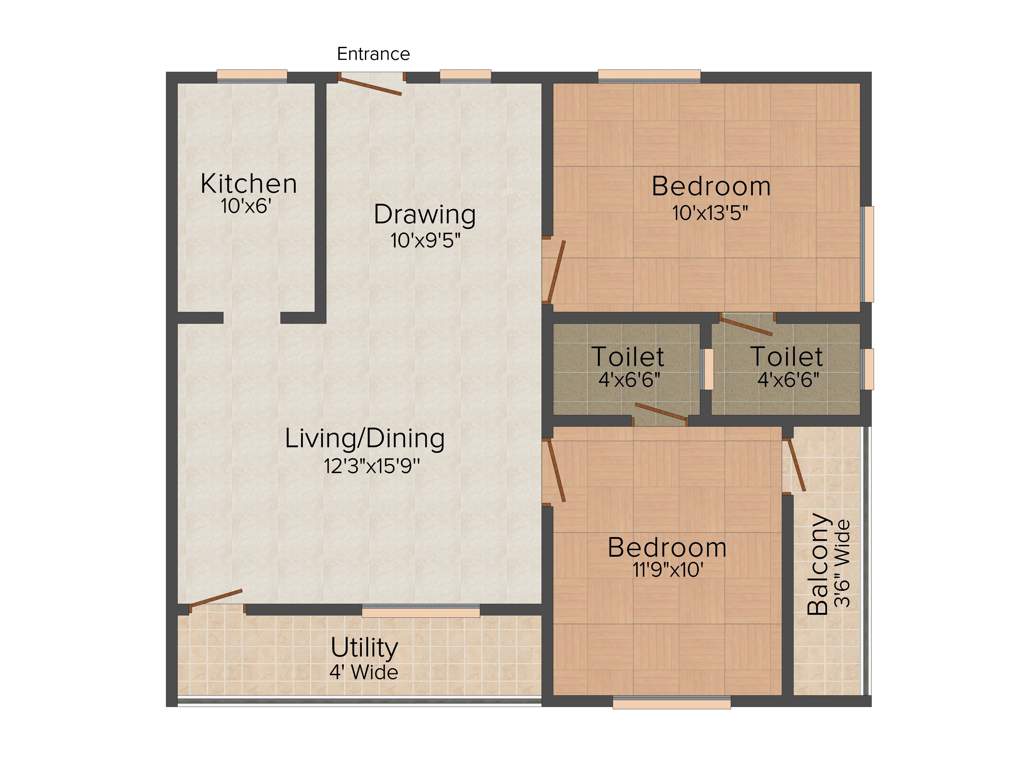 Bhoomatha Sai Durga Enclave (2BHK+2T (1,090 sq ft) 1090 sq ft)
