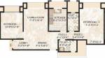 Hiranandani Developers Paloma Floor Plan (2BHK+2T)