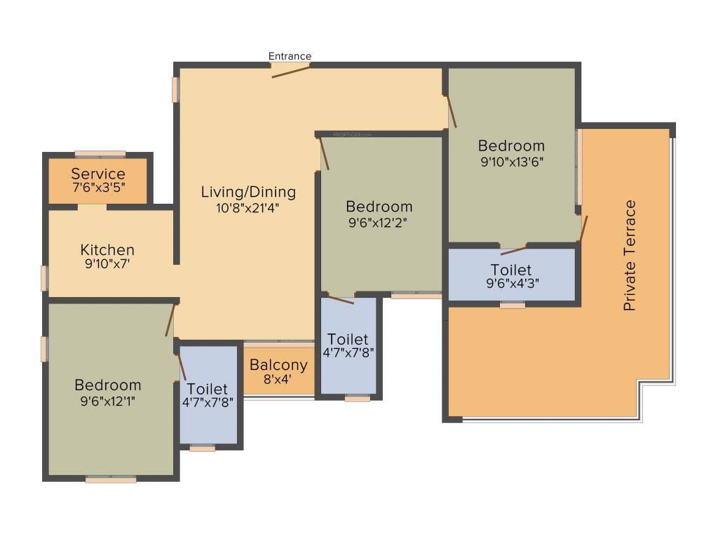 BBCL Midland (3BHK+3T (1,321 sq ft) 1321 sq ft) BBCL Midland (3BHK+3T (1,321 sq ft) 1321 sq ft)