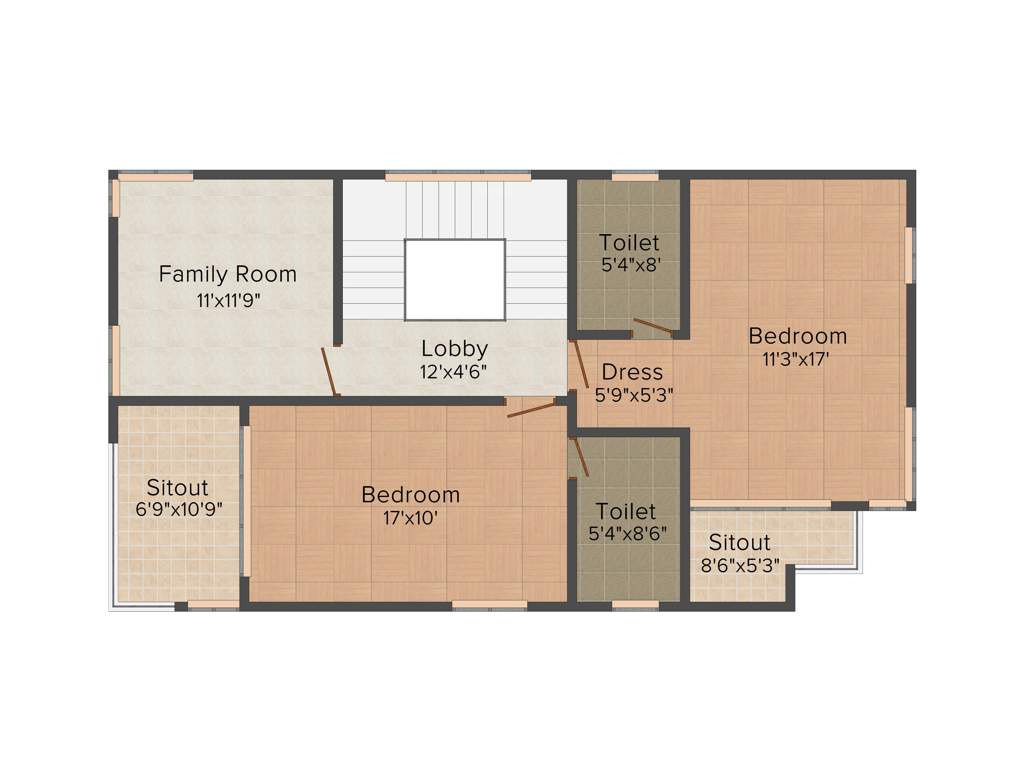 Gruhashilpis Nest (3BHK+3T (2,217 sq ft) + Pooja Room 2217 sq ft)