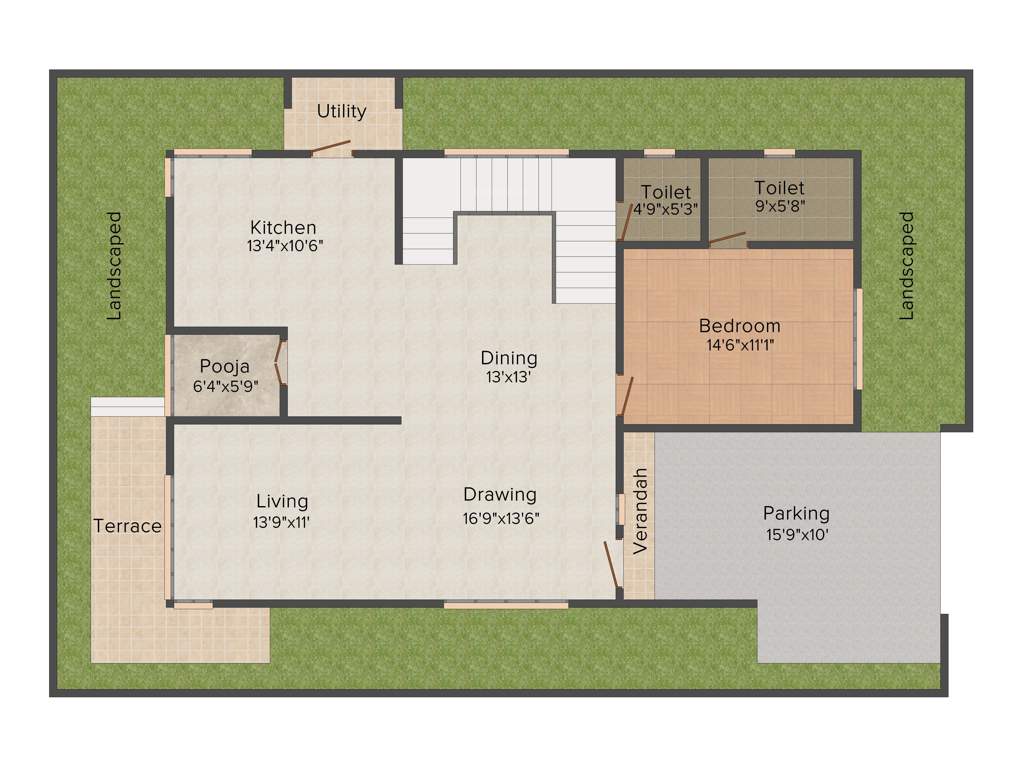 Gruhashilpis Nest (3BHK+4T (2,724 sq ft) + Pooja Room 2724 sq ft)