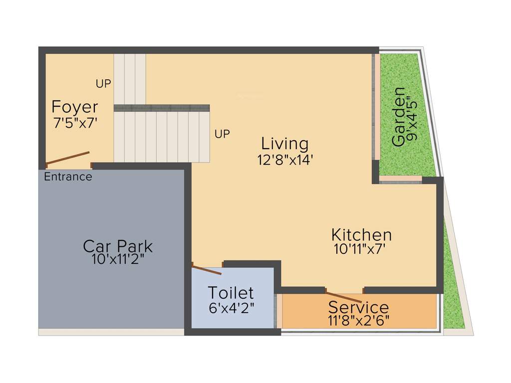 Vijay Raja Classic (3BHK+3T (1,562 sq ft) 1562 sq ft)