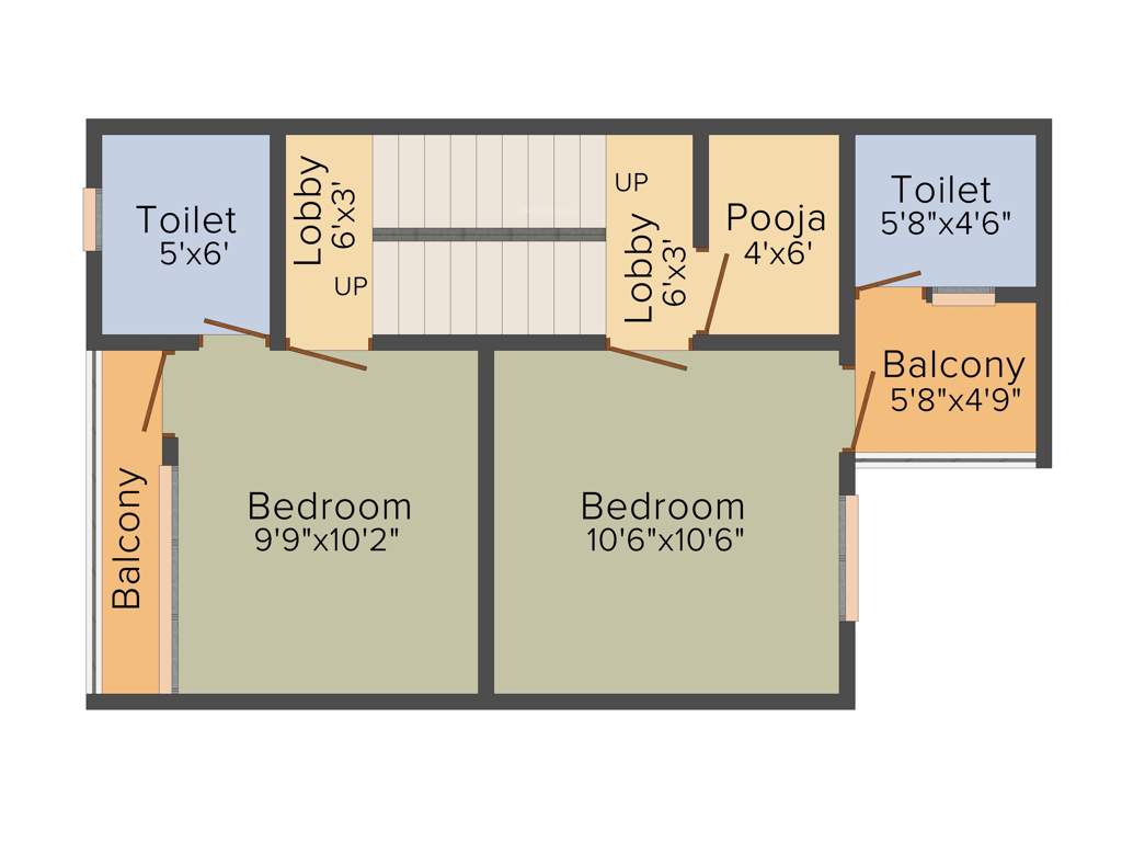 Vijay Raja Classic (3BHK+4T (1,416 sq ft) + Pooja Room 1416 sq ft)