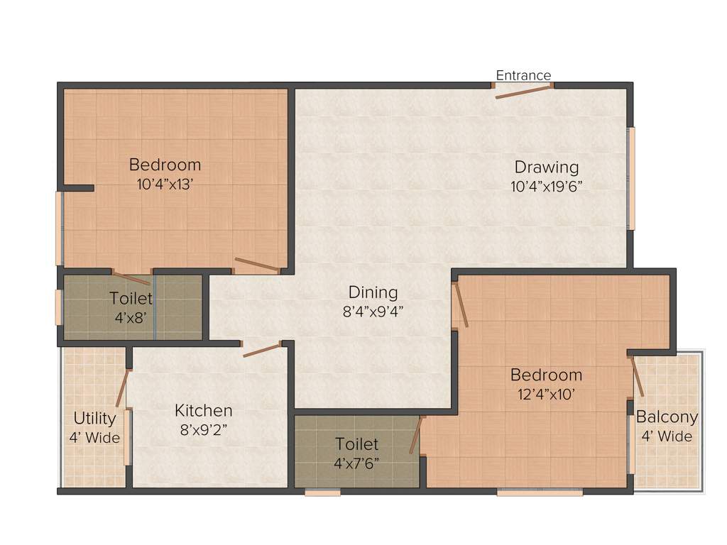 Nischal Ananya (2BHK+2T (1,120 sq ft) 1120 sq ft)