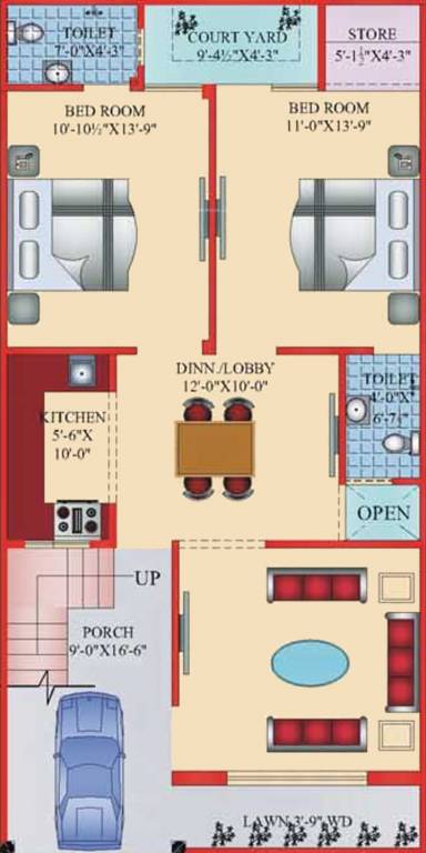 IBIS Zam Enclave (3BHK+3T (1,508 sq ft) 1508 sq ft)