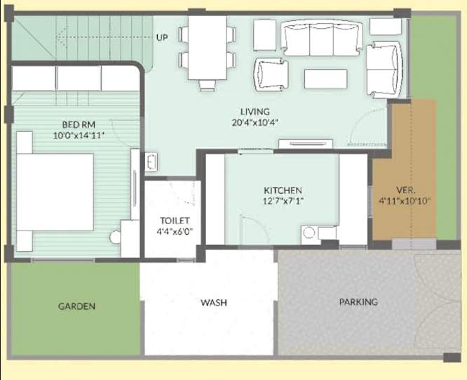  om shanti bungalows Floor Plan Ground Floor Plan