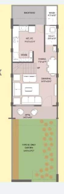  om shanti bungalows Floor Plan Ground Floor Plan