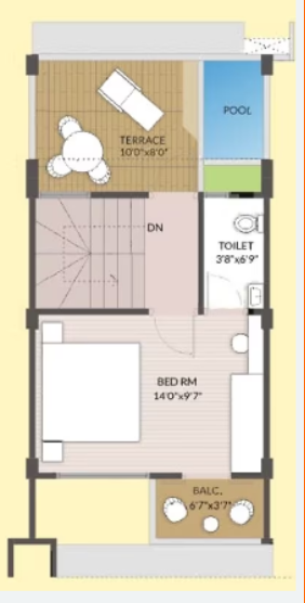 Second Floor Plan om shanti bungalows Floor Plan Second Floor Plan