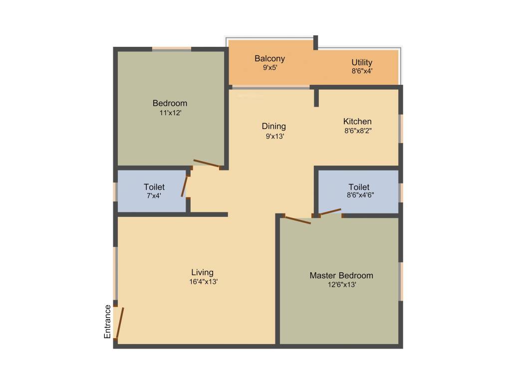 Star Vibha Orchid (2BHK+2T (1,179 sq ft) 1179 sq ft) Star Vibha Orchid (2BHK+2T (1,179 sq ft) 1179 sq ft)