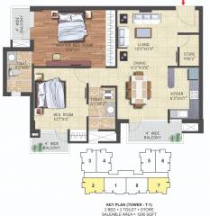 Nirala Nirala Hills (2BHK+2T (1,295 sq ft) 1295 sq ft) Nirala Nirala Hills (2BHK+2T (1,295 sq ft) 1295 sq ft)