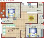 HSR KBR Enclave (2BHK+2T (1,145 sq ft) + Pooja Room 1145 sq ft) HSR KBR Enclave (2BHK+2T (1,145 sq ft) + Pooja Room 1145 sq ft)