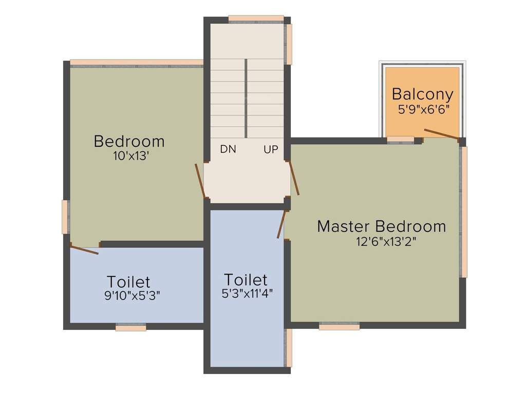 Citrus Belmont Villas (2BHK+3T (1,200 sq ft) 1200 sq ft)
