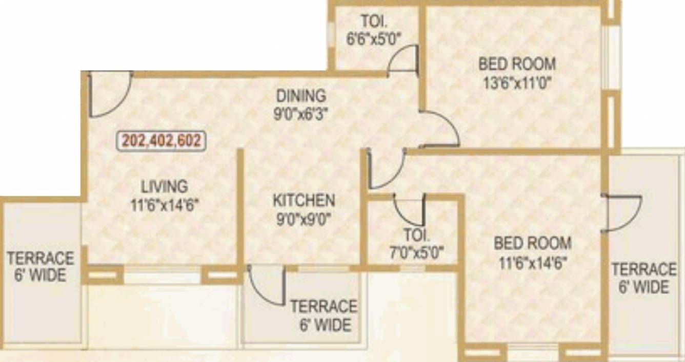 Garve Properties Amora Homes (2BHK+2T (1,046 sq ft) 1046 sq ft) Garve Properties Amora Homes (2BHK+2T (1,046 sq ft) 1046 sq ft)