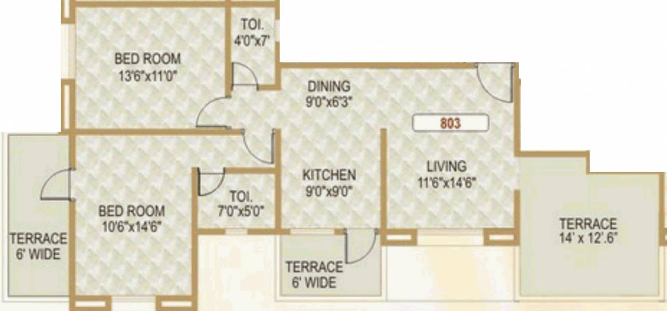 Garve Properties Amora Homes (2BHK+2T (1,092 sq ft) 1092 sq ft) Garve Properties Amora Homes (2BHK+2T (1,092 sq ft) 1092 sq ft)