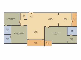 Aryamitra Pine Tree (3BHK+3T (1,861 sq ft) + Pooja Room 1861 sq ft) Aryamitra Pine Tree (3BHK+3T (1,861 sq ft) + Pooja Room 1861 sq ft)