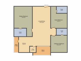 Aryamitra Pine Tree (3BHK+3T (1,923 sq ft) + Pooja Room 1923 sq ft) Aryamitra Pine Tree (3BHK+3T (1,923 sq ft) + Pooja Room 1923 sq ft)