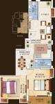Crown Anuraj Apartment (2BHK+2T (915 sq ft) 915 sq ft)