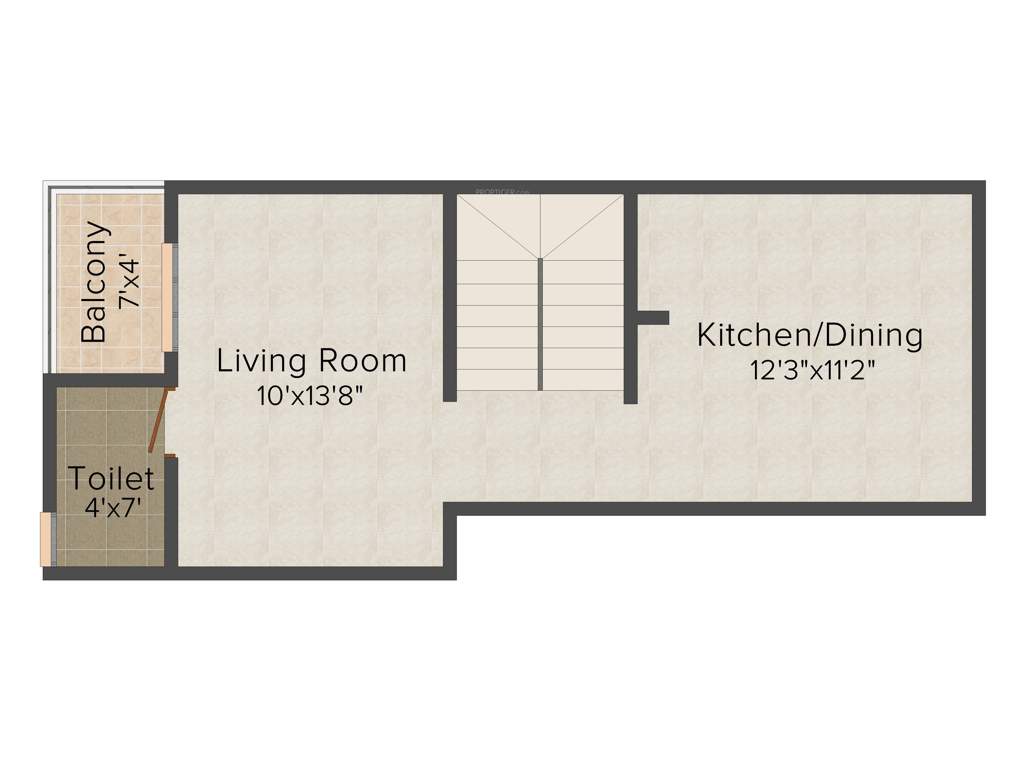 The Nest Njoy (3BHK+3T (1,430 sq ft) 1430 sq ft)