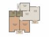 Unitech Gardens (2BHK+2T (1,050 sq ft) 1050 sq ft)