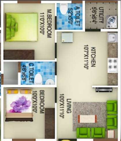 DS DSMAX SPARK NEST (2BHK+2T (845 sq ft) 845 sq ft) DS DSMAX SPARK NEST (2BHK+2T (845 sq ft) 845 sq ft)