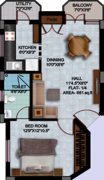 Ascent Engineers And Infrastructures JR Anugraham (1BHK+1T (661 sq ft) + Pooja Room 661 sq ft) Ascent Engineers And Infrastructures JR Anugraham (1BHK+1T (661 sq ft) + Pooja Room 661 sq ft)