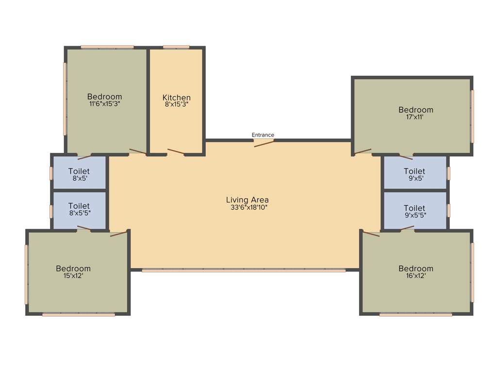PR Jolly Friends CHSL (4BHK+4T (1,739 sq ft) 1739 sq ft)