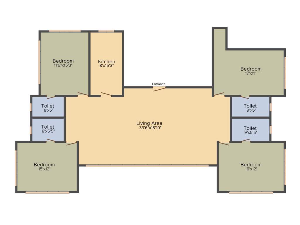PR Jolly Friends CHSL (4BHK+4T (1,745 sq ft) 1745 sq ft)