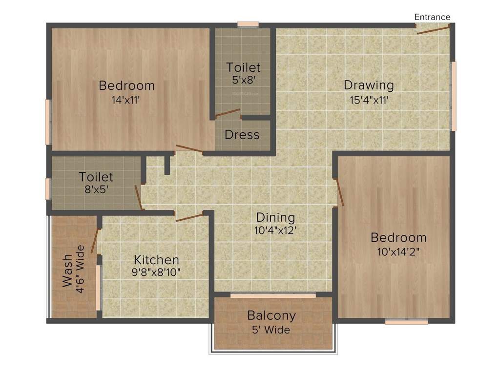 SSVR Fairy Bells (2BHK+2T (1,200 sq ft) 1200 sq ft)