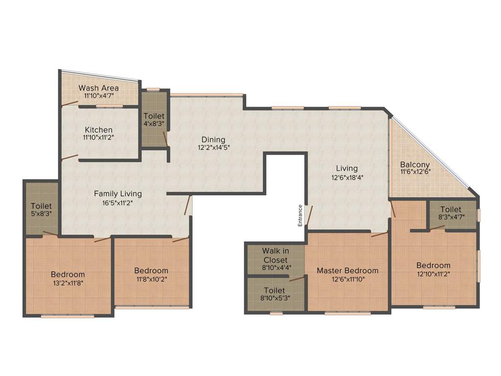 Melon Castle (4BHK+4T (2,200 sq ft) 2200 sq ft)