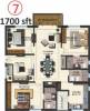 Aditya Beaumont (3BHK+3T (1,700 sq ft) + Pooja Room 1700 sq ft)