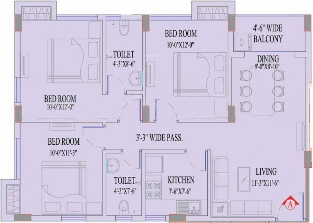 Vinayak Nautical (3BHK+2T (1,162 sq ft) 1162 sq ft) Vinayak Nautical (3BHK+2T (1,162 sq ft) 1162 sq ft)
