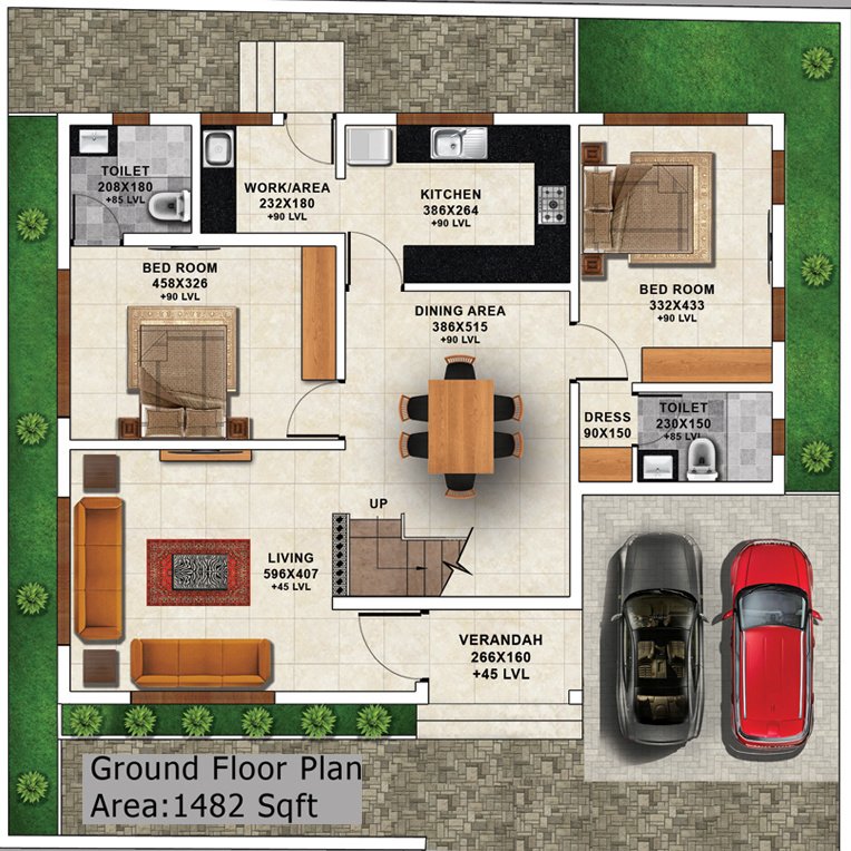 Melon Waves (4BHK+4T (2,910 sq ft) 2910 sq ft)