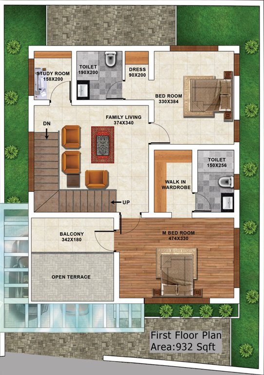 Melon Waves (3BHK+3T (2,347 sq ft) + Study Room 2347 sq ft)