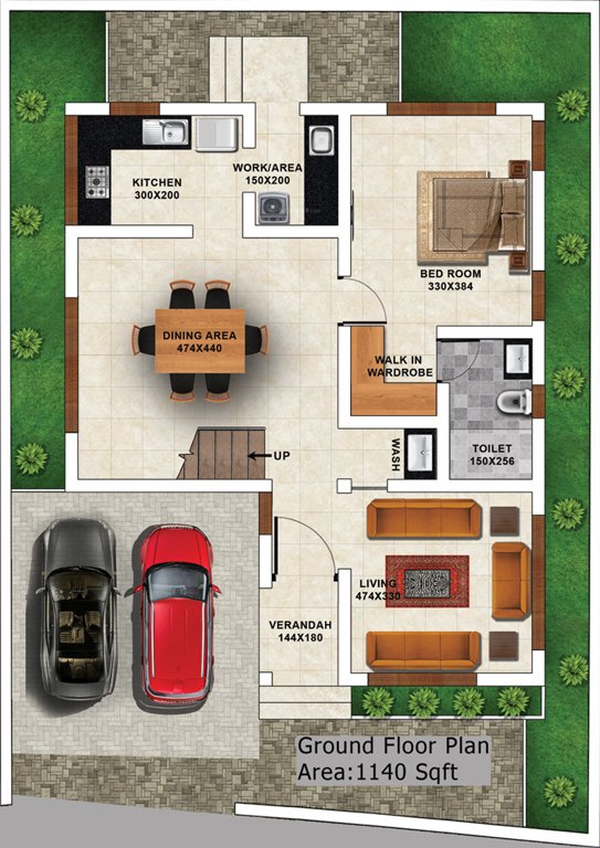 Melon Waves (3BHK+3T (2,347 sq ft) + Study Room 2347 sq ft)