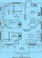 Mather Builders Misty Medows Floor Plan (2BHK+2T (800 sq ft) 800 sq ft)