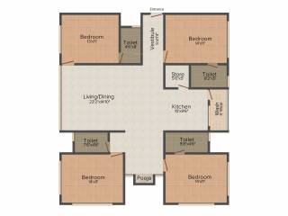 Shakti Ambika Pinacle (4BHK+4T (2,600 sq ft) 2600 sq ft) Shakti Ambika Pinacle (4BHK+4T (2,600 sq ft) 2600 sq ft)