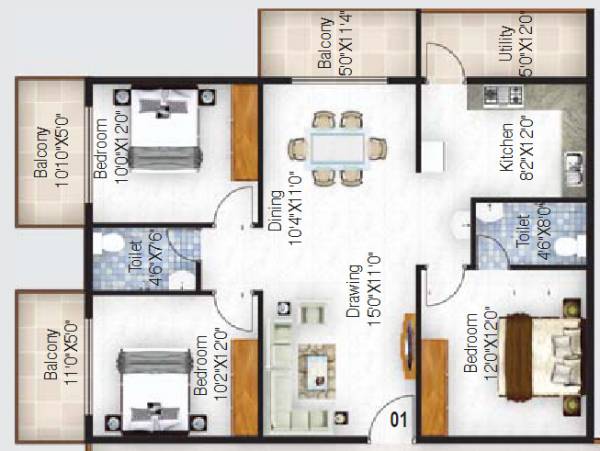  lilium Floor Plan Floor Plan