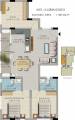 Unitac Avonlea (2BHK+2T (1,108 sq ft) + Study Room 1108 sq ft) Unitac Avonlea (2BHK+2T (1,108 sq ft) + Study Room 1108 sq ft)