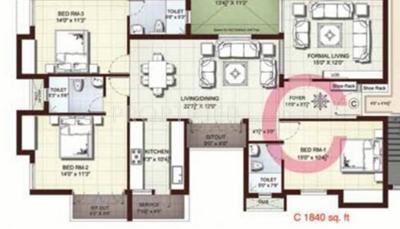 Kgeyes Kgeyes Premas (3BHK+2T (1,840 sq ft) 1840 sq ft)