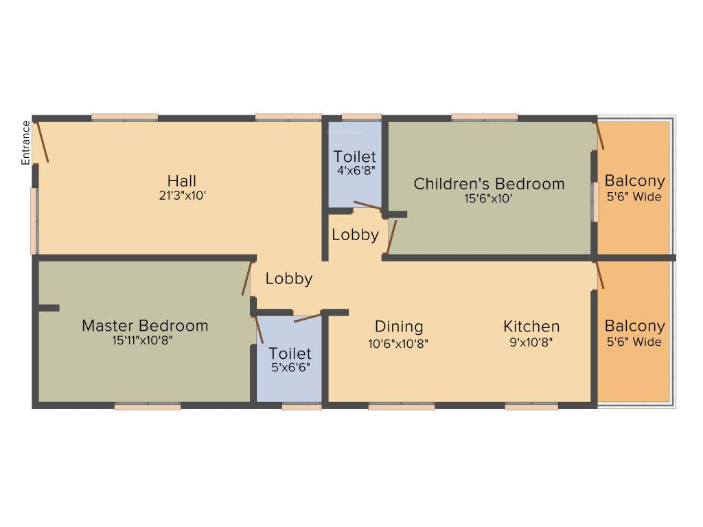 Venkys Varanasi Varasiddhi (2BHK+2T (1,320 sq ft) 1320 sq ft) Venkys Varanasi Varasiddhi (2BHK+2T (1,320 sq ft) 1320 sq ft)