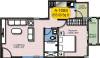 Hoysala Broxia (1BHK+1T (655 sq ft) 655 sq ft)
