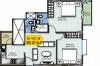 Hoysala Broxia (2BHK+2T (805 sq ft) 805 sq ft)